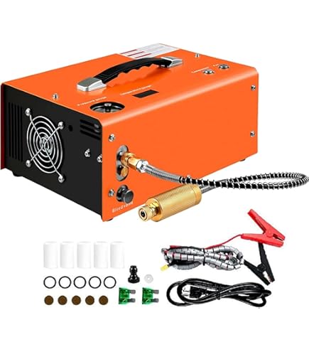 Amazon | PCP エアコンプレッサー、300bar 4500psi ポータブル高圧